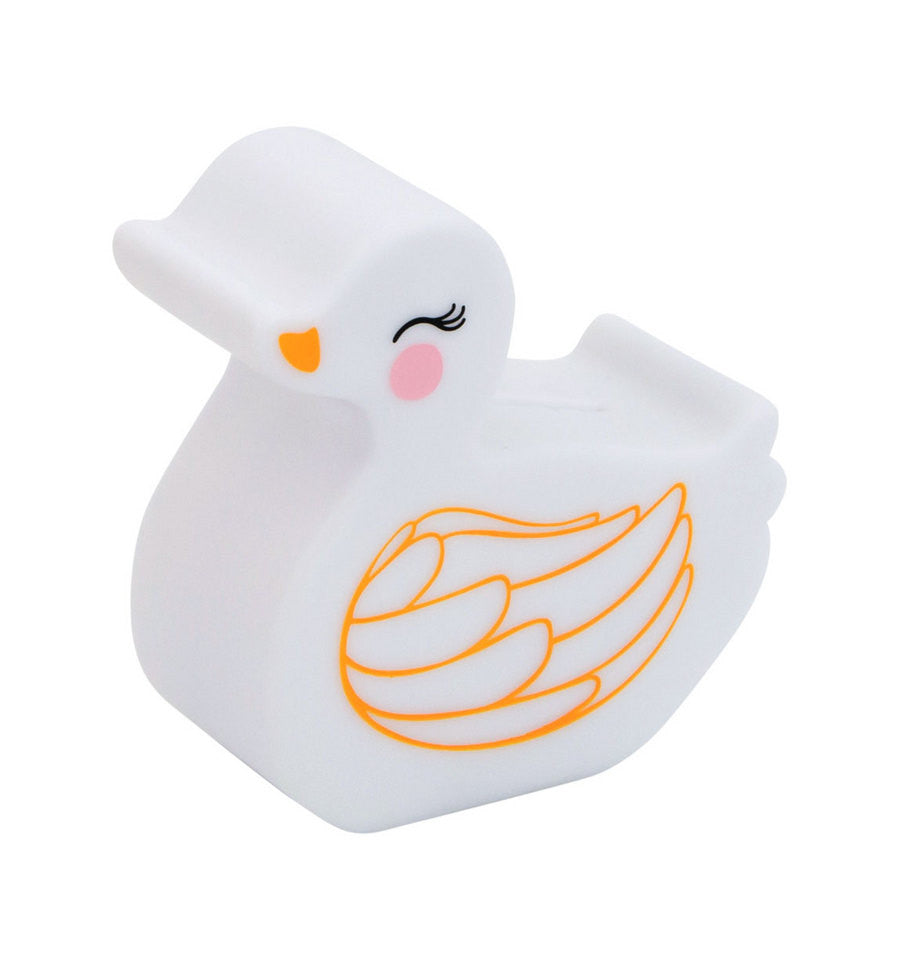 Weiße Ente Spardose