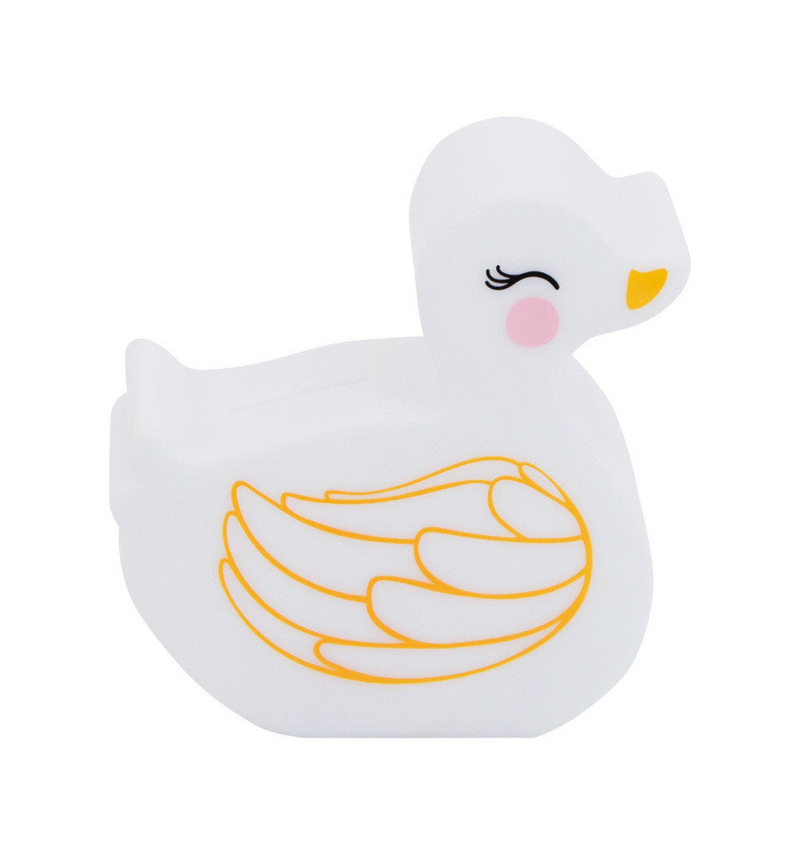 Weiße Ente Spardose