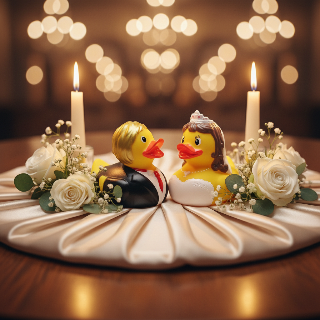 Wedding Couple Ducks