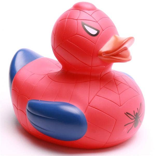 Canard Super-héros Rouge-Bleu XL