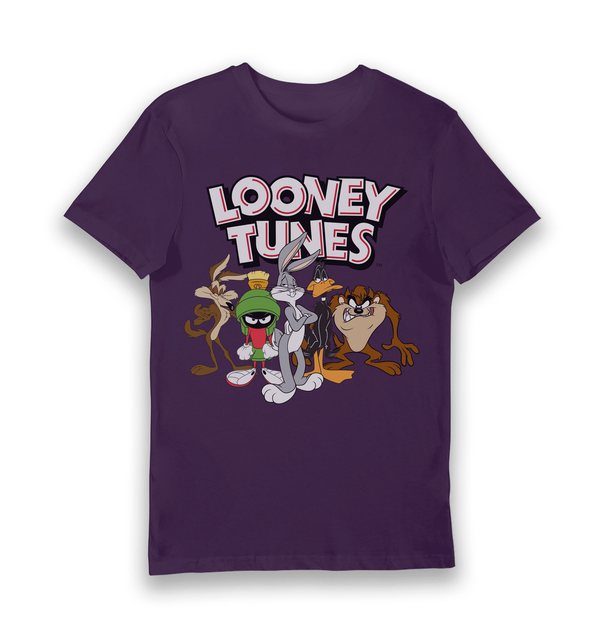Looney Tunes Gruppen-T-Shirt mit Logo
