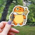 Aufkleber Frosch-Priester RPG