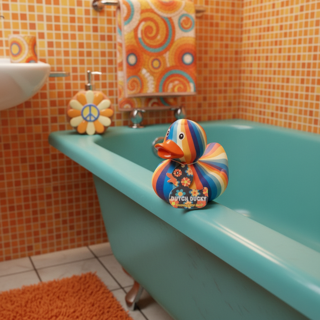Groovy Retro Duck