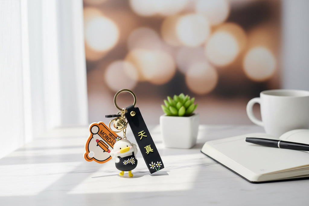 Porte-Clés Canard Marguerite