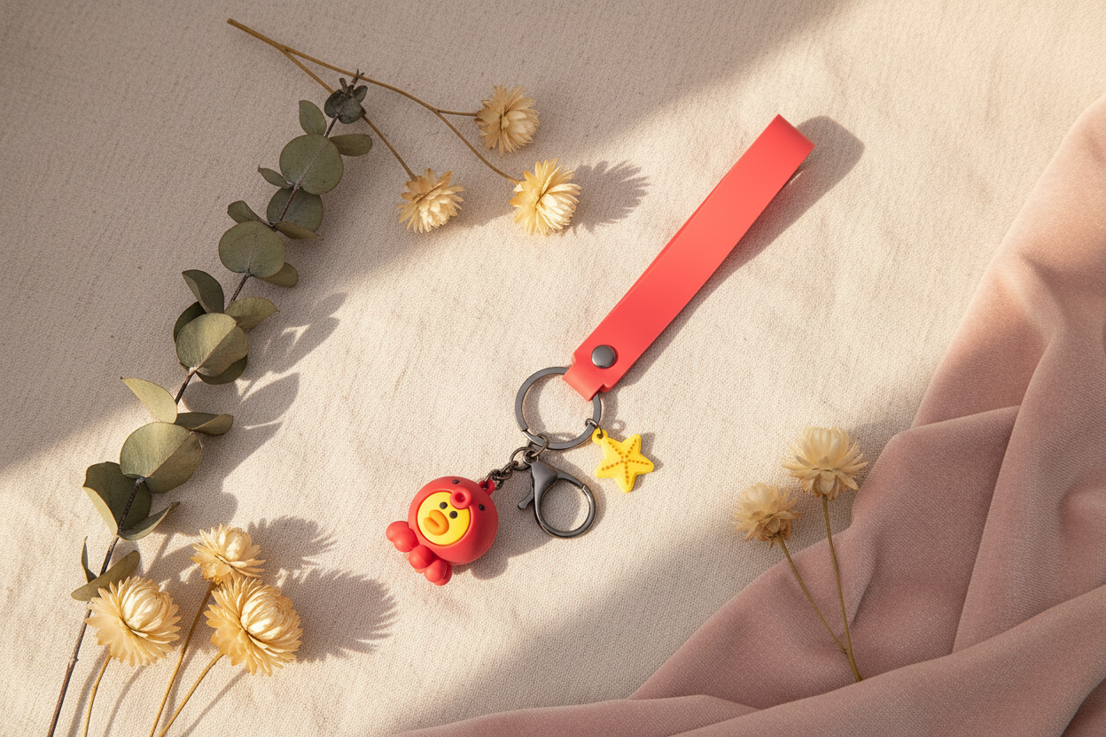 Poulpe Duck Keychain