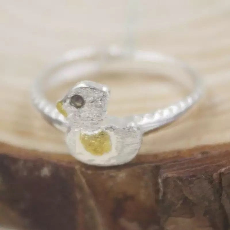 bague-canard-argent