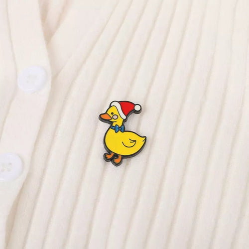 Pin's Canard Bonnet de Noël