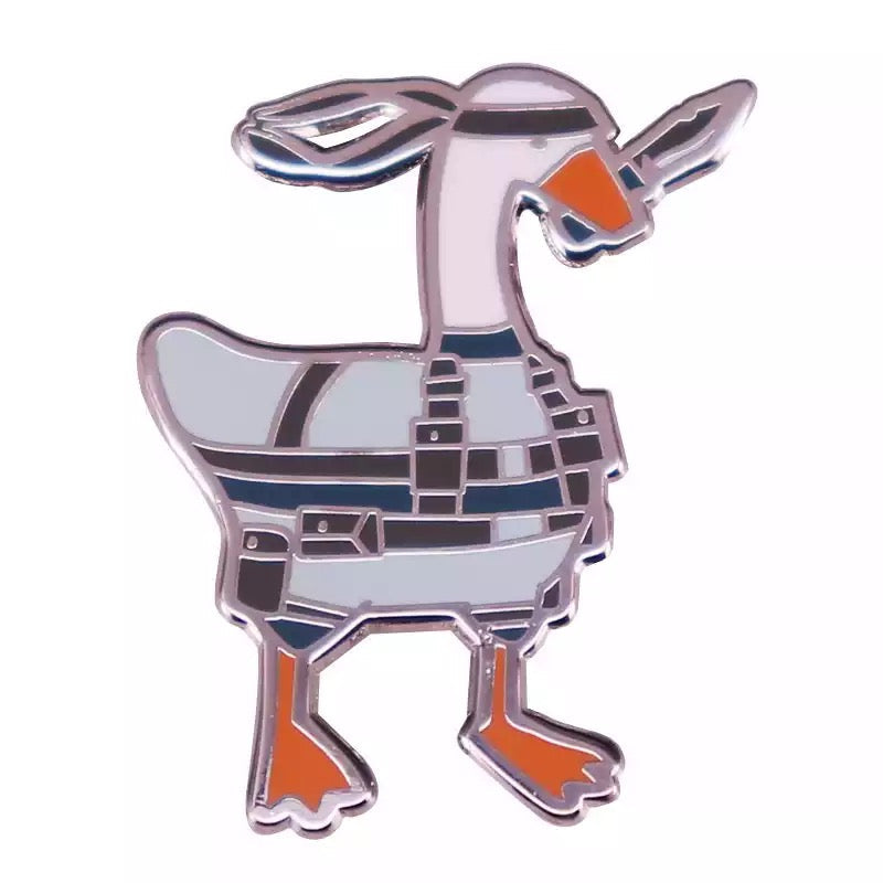 Pin's Canard Blanc Soldat