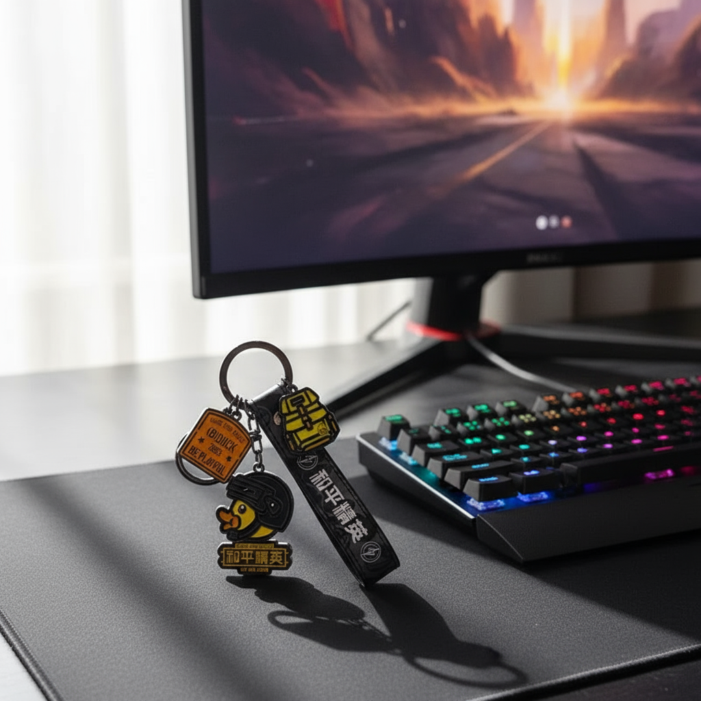 Military Duck Keychain