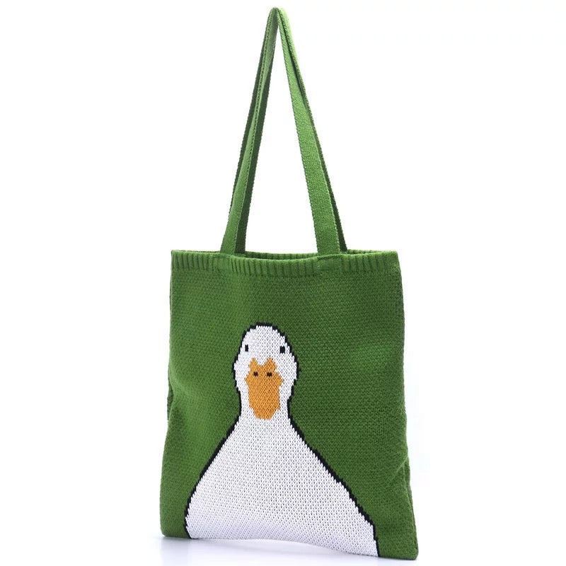 tote bag canard tricot