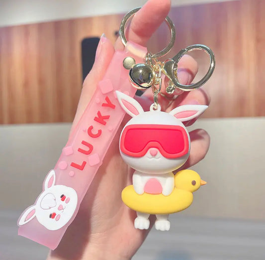 Kanin Keychain with Duck Buoy
