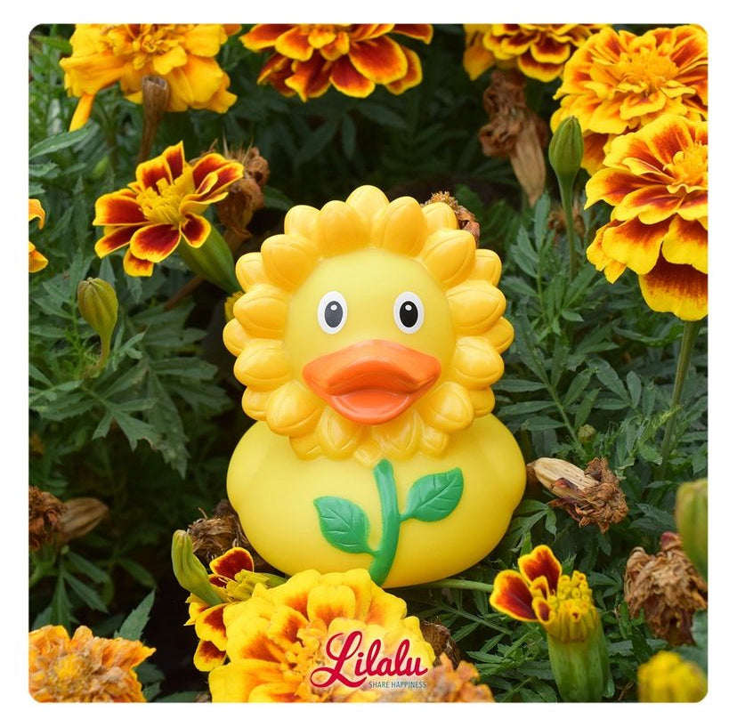 Sonnenblumen-Ente