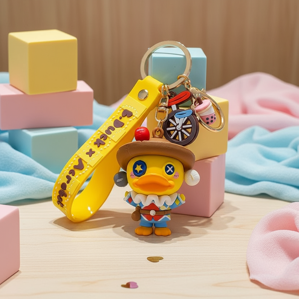 B.Duck Acrobat Keychain