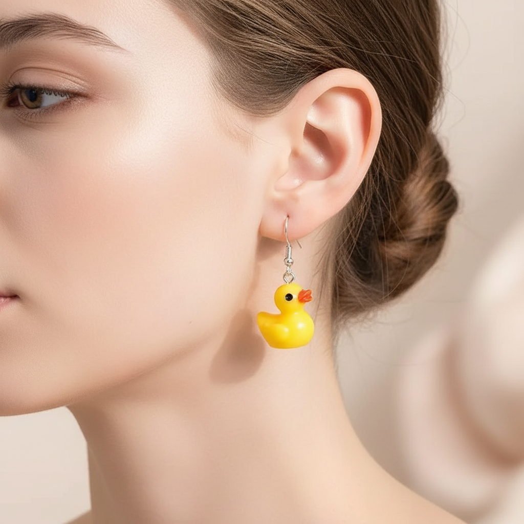 Boucles d'Oreilles Canard