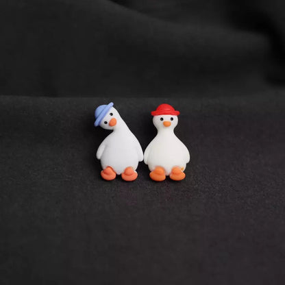 Pins Canard Chapeau Bleu