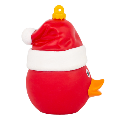 Weihnachtskugel-Ente mit Hut