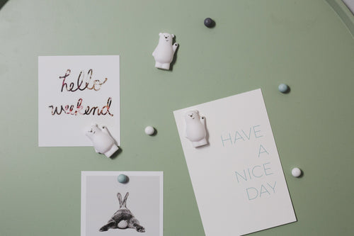 Set de 4 Magnets Ours Lou