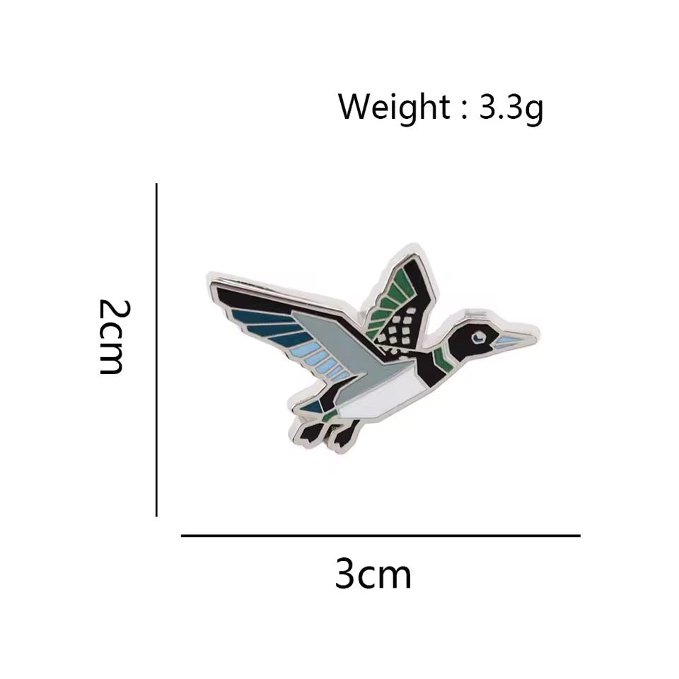 Photo produit - Pin’s Canard Colvert en vol