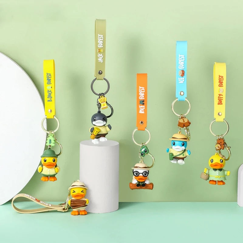 Porte-Clés Canard Bleu Campeur – visuel produit