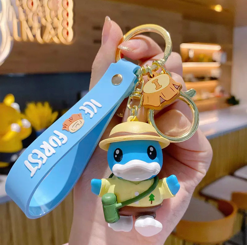 Porte-Clés Canard Bleu Campeur – visuel produit