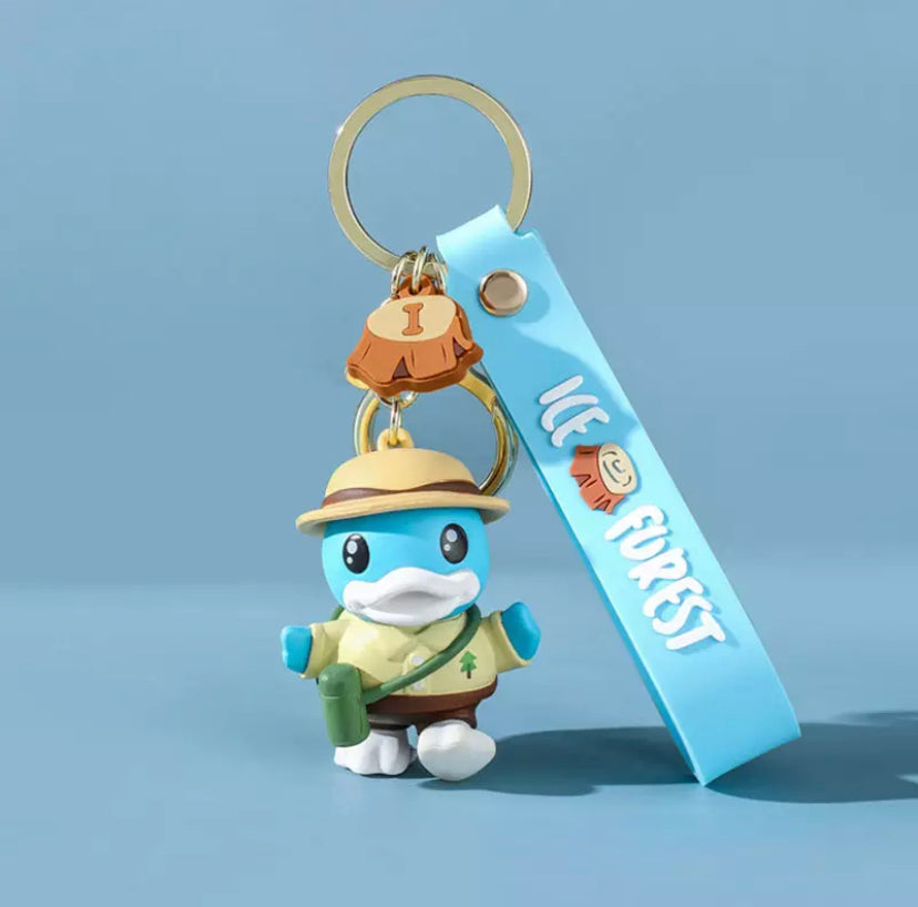 Porte-Clés Canard Bleu Campeur – visuel produit