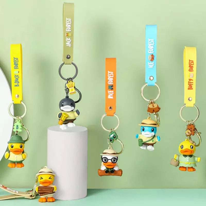Porte-Clés Canard Jaune Feu de Camp – visuel produit