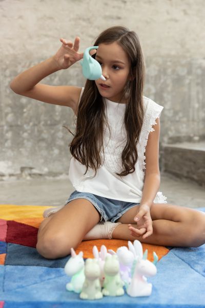 Mini Veilleuse Narval Rose