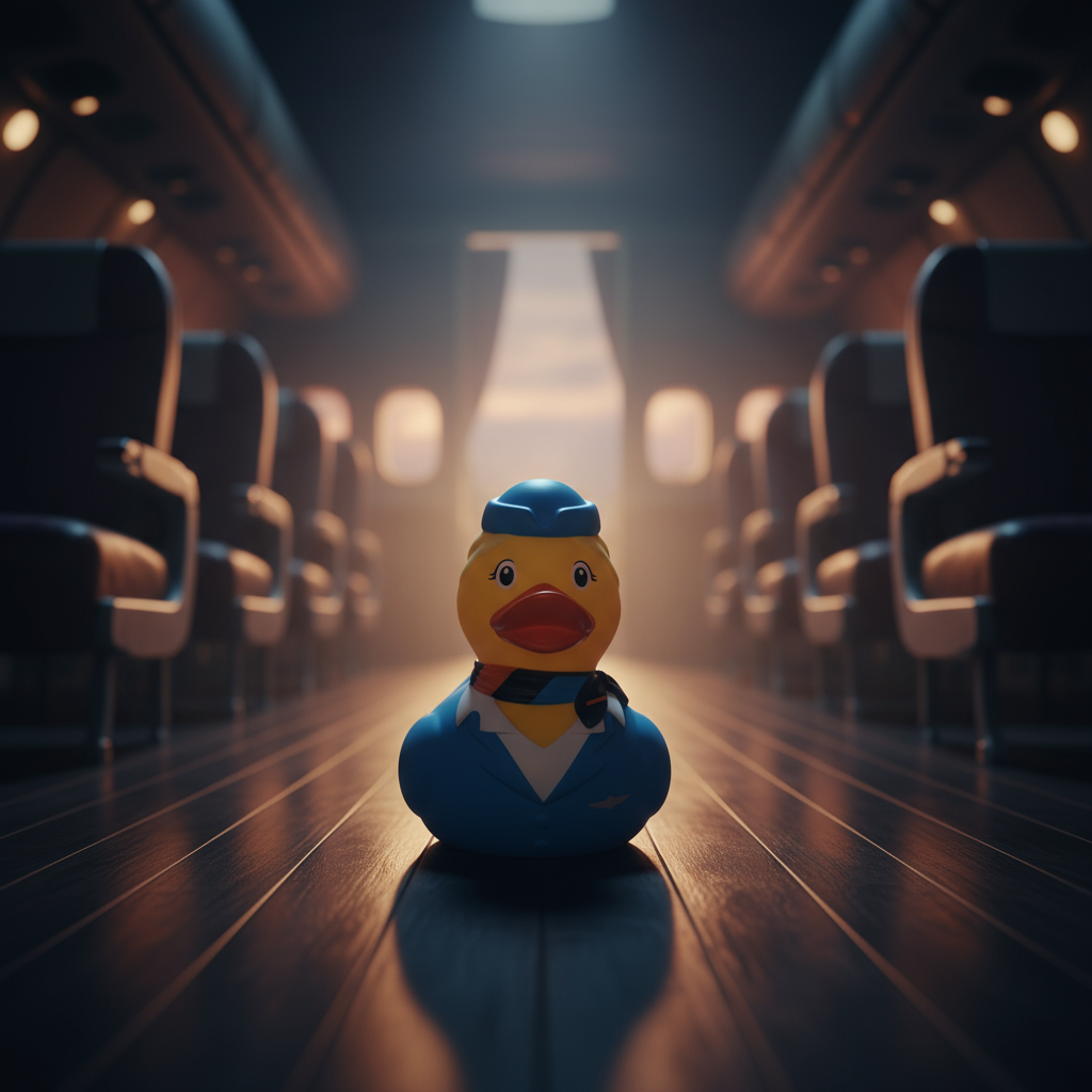 Canard Hôtesse de l'air Blonde