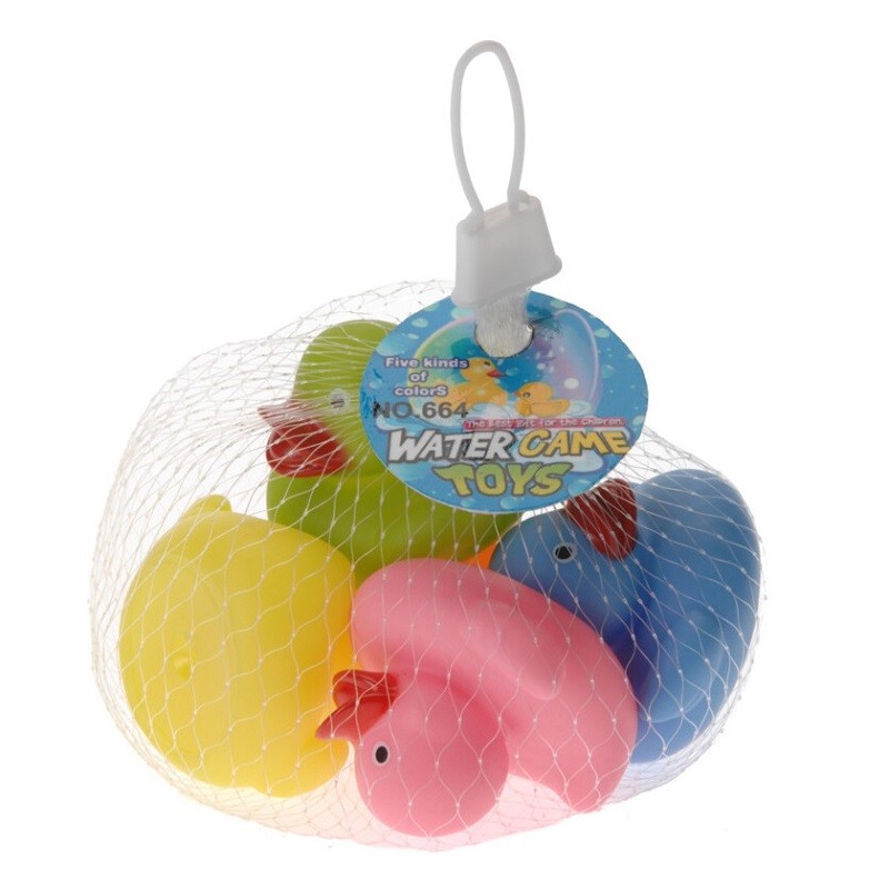 Packung mit 5 bunten Enten