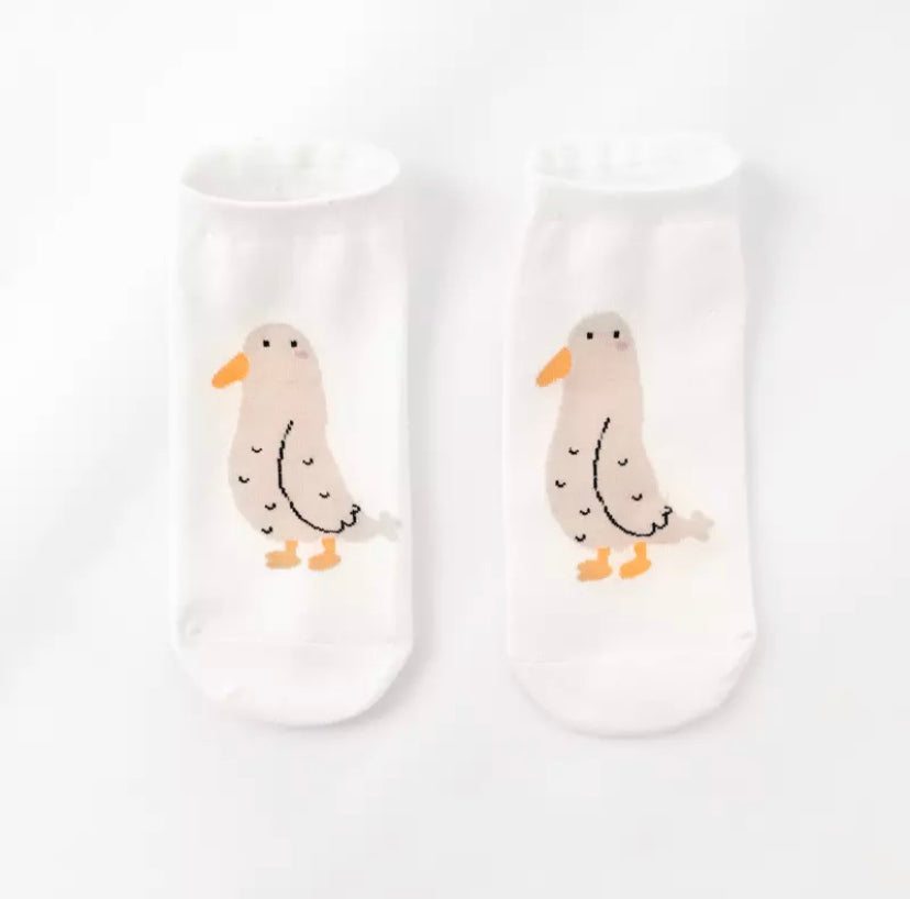 Socquettes Canard Gris – visuel produit