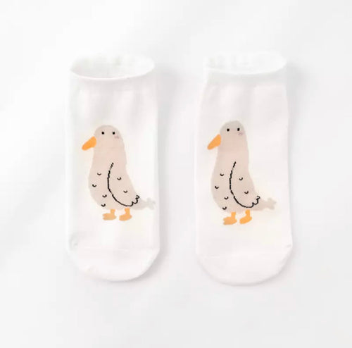 Socquettes Canard Gris – visuel produit