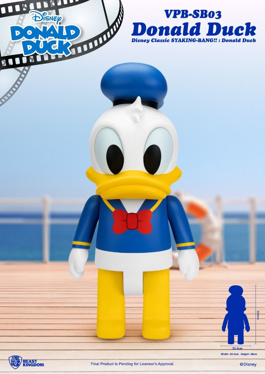 disney classic syaking bang donald duck beast kingdom
