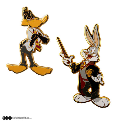 Pins Bugs Bunny und Daffy Duck in Hogwarts 