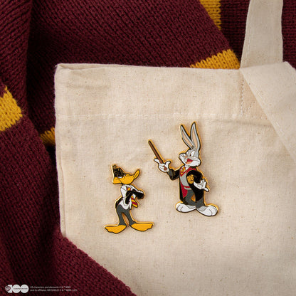 Pins Bugs Bunny und Daffy Duck in Hogwarts 