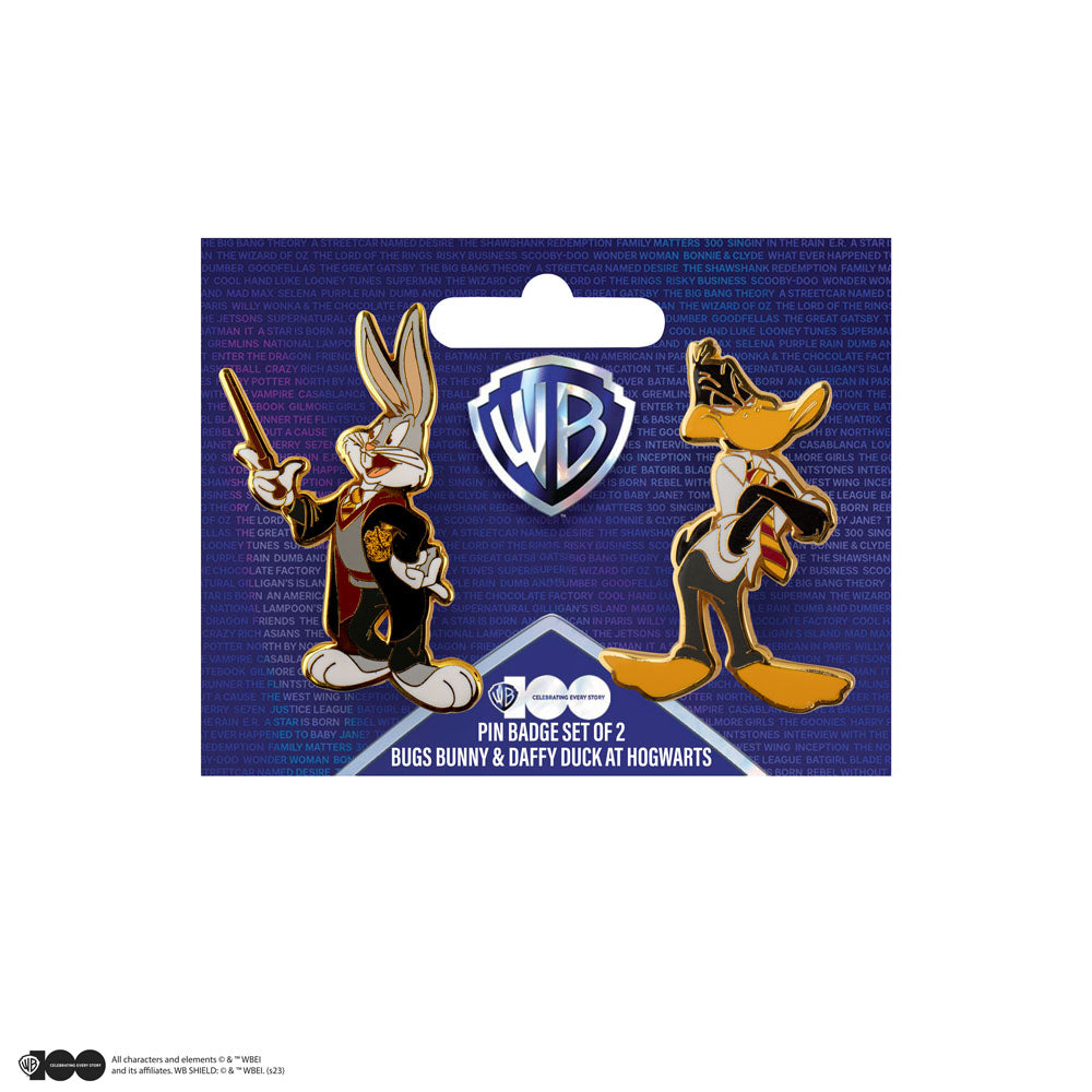 Pin's Bugs Bunny and Daffy Duck at Hogwarts 