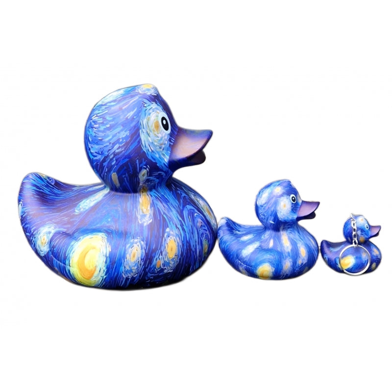 Porte-clés Canard Starry Night Vincent van Gogh - Dutch Ducky - vue 5