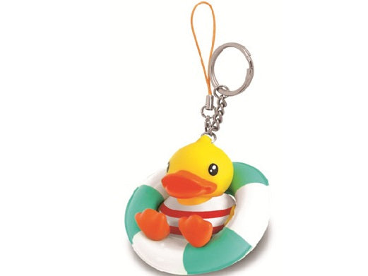 Burled Duck Keychain