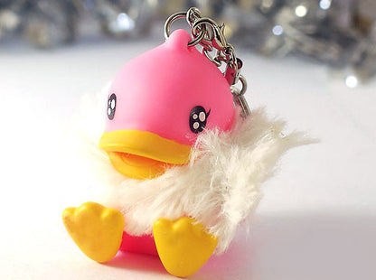 Rosa Duck Keychain