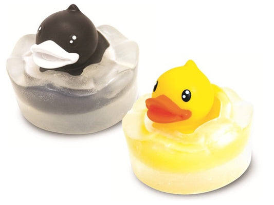 Black and yellow duck soap