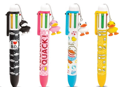 Stylo 6 Couleurs Canard