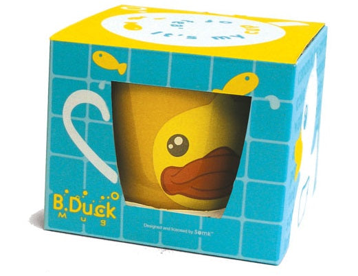 Yellow duck mug