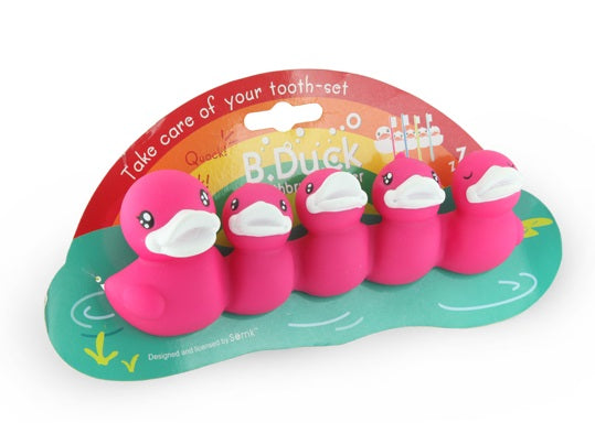 Pink Duck tænder børsteholder