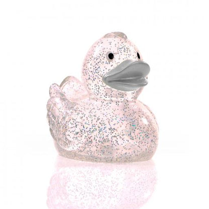 Silver glitter duck