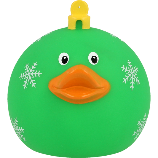Grøn duck julkugle