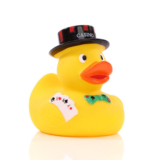 Duck poker player