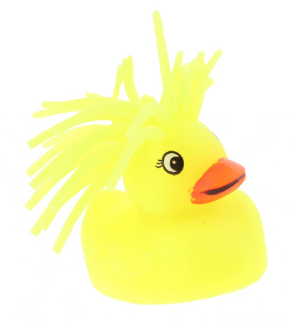 Bright fluffy duck
