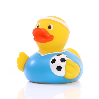 Blue footballer duck