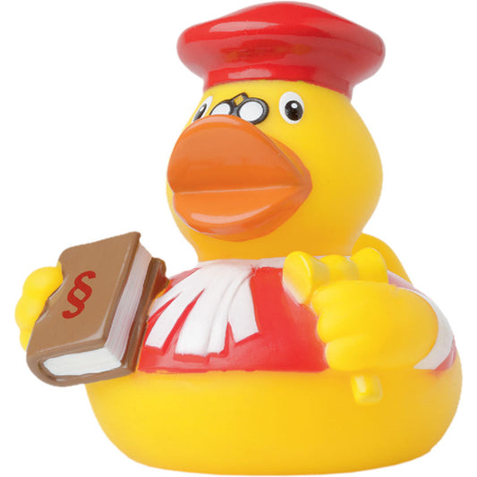 Red judge duck