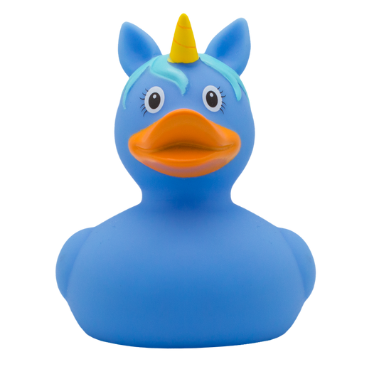 Blaue Einhorn-Ente