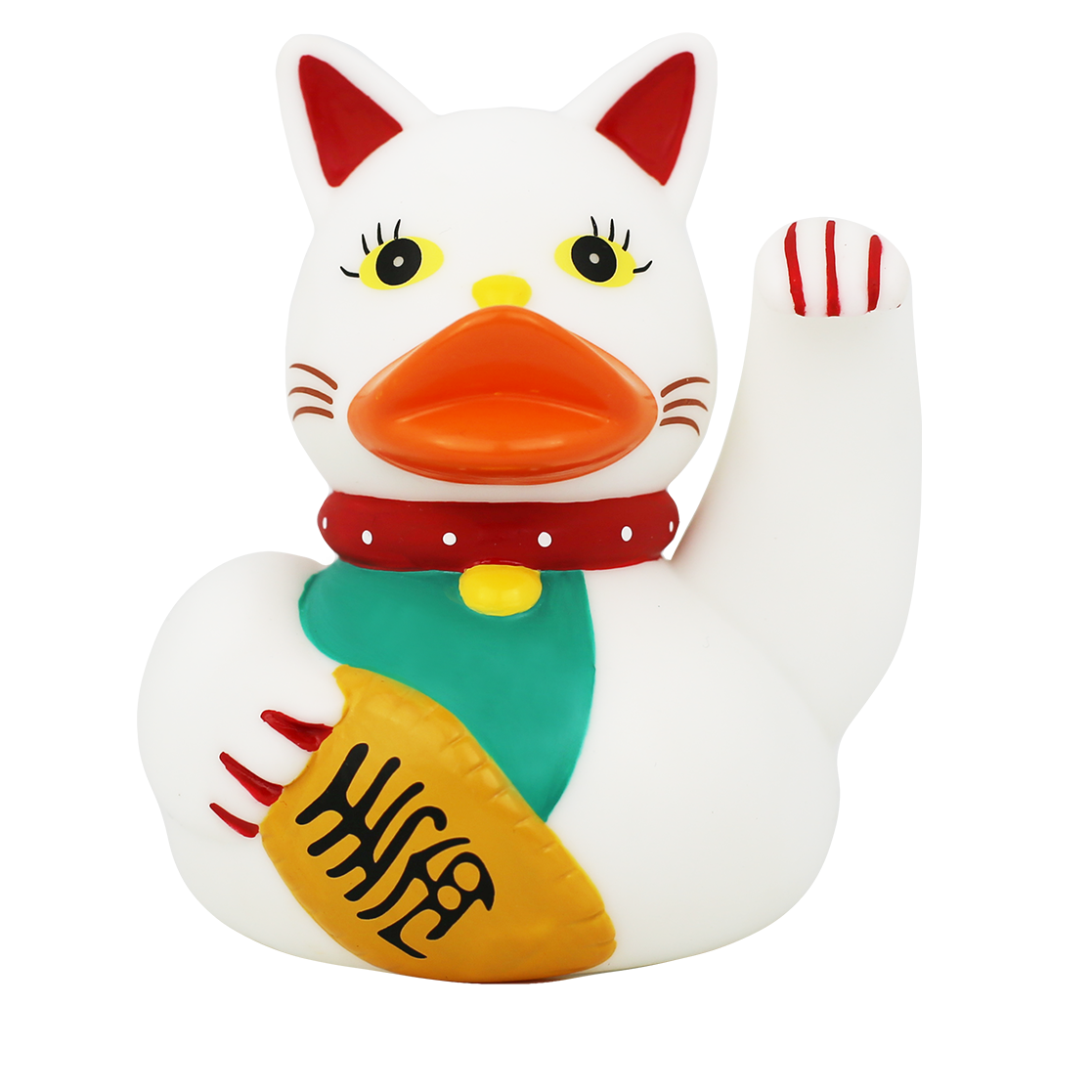 Canard Lucky Cat Lilalu | Canard de bain chat chanceux Maneki neko